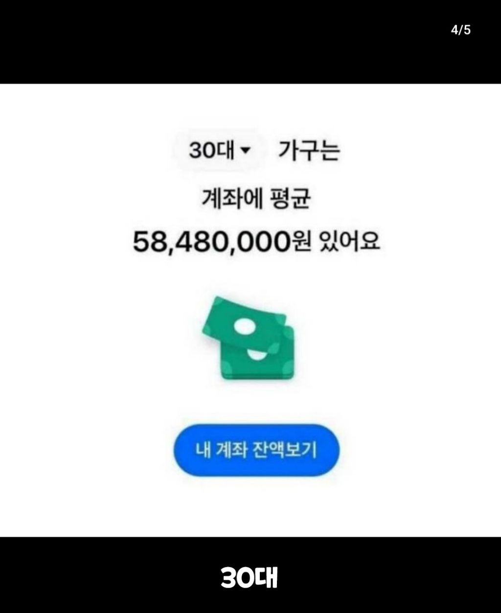 한국 20~40대 평균 계좌잔액 (토스기준) | 인스티즈